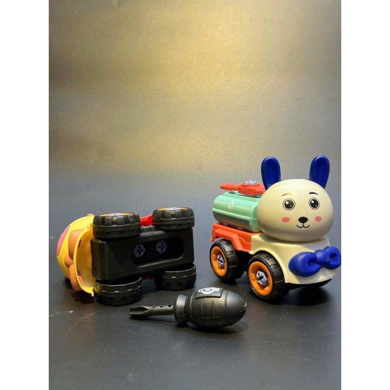 Xe lắp ráp hình bé thú siêu cưng DIY CAR có hộp