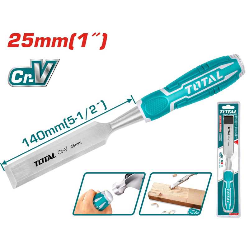 (S64) Đục gỗ 25mm TOTAL THT41256. 62