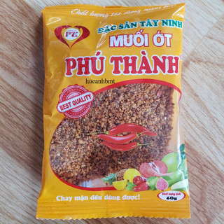 Muối ớt tây ninh phú thành-đặc sản tây ninh gói 60g