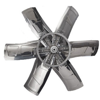 Bộ cánh quạt công nghiệp, quạt vuông thông gió inox 430