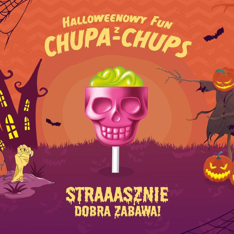 Kẹo mút Chupa Chups Skull  Halloween