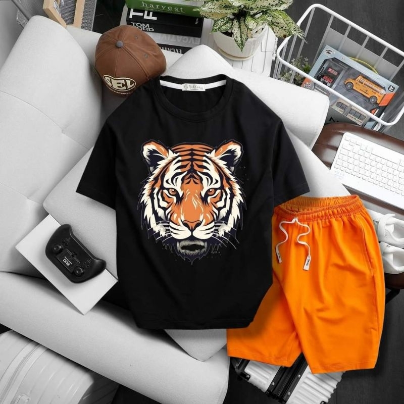 🔥Bộ cotton VNXK dư xịn cao cấp size đại bé trai 30-70kg