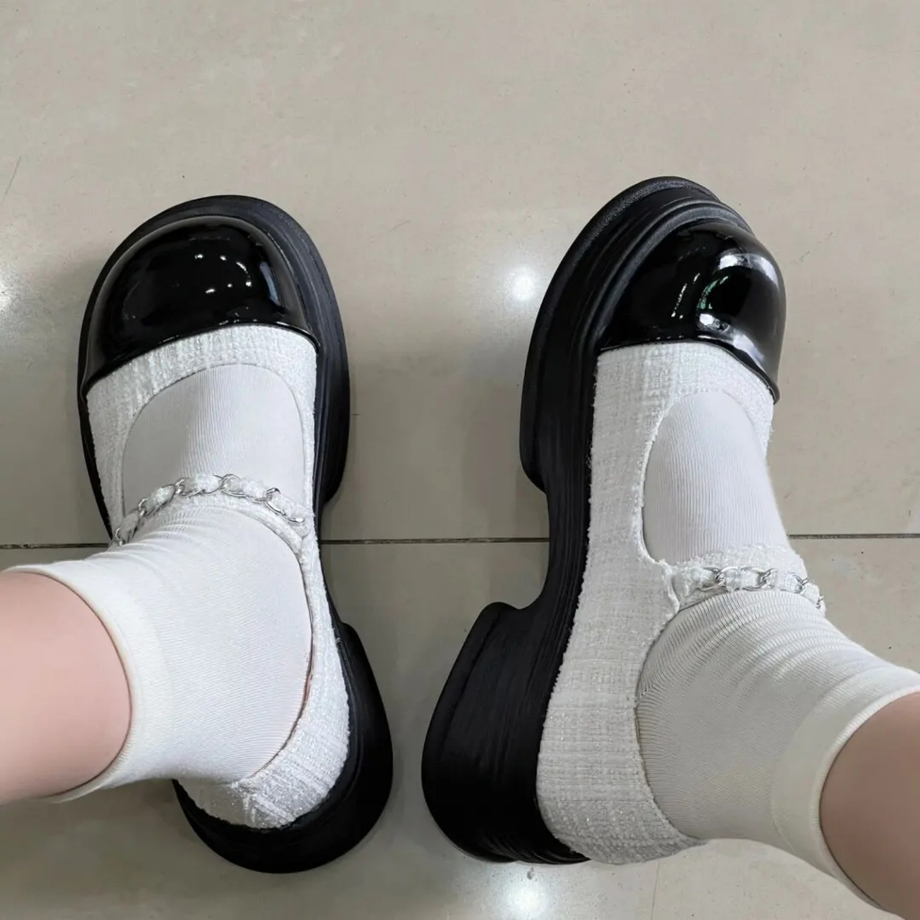 Giày phong cách lolita cao 4cm