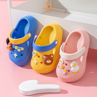 Dép Sục Xăng Đan Bánh Mì Cho Bé Gái Bé Trai KanKanStore Sục Cross Crocs Dép Quai Hậu Lê Quai Ngang Trẻ Em Nhẹ Êm KA094