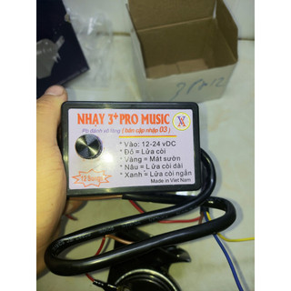 Nhại 3 pro 12 bài, nhại 3pro 8 bài, nhại nhanh chậm 12v/24v auto còi hơi, còi điện