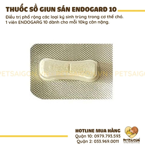 Tẩy Giun Cho Chó Dạng Viên Endogard 10