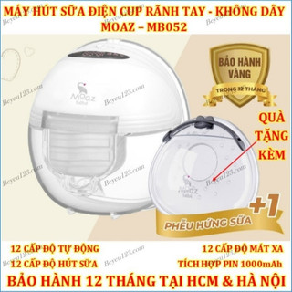 Máy hút sữa điện không dây cao cấp moaz bébé mb-052 mb052/ máy làm ấm khăn giấy ướt mb008