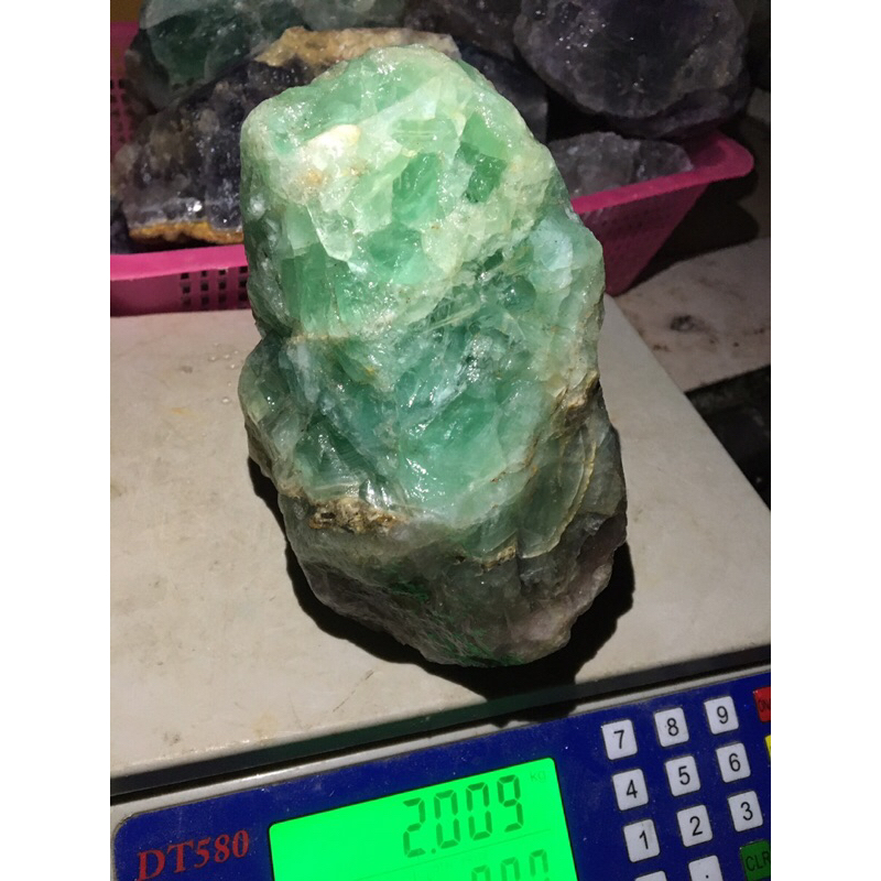 Đá Thô Màu Xanh Fluorite 1kg-2kg-3kg