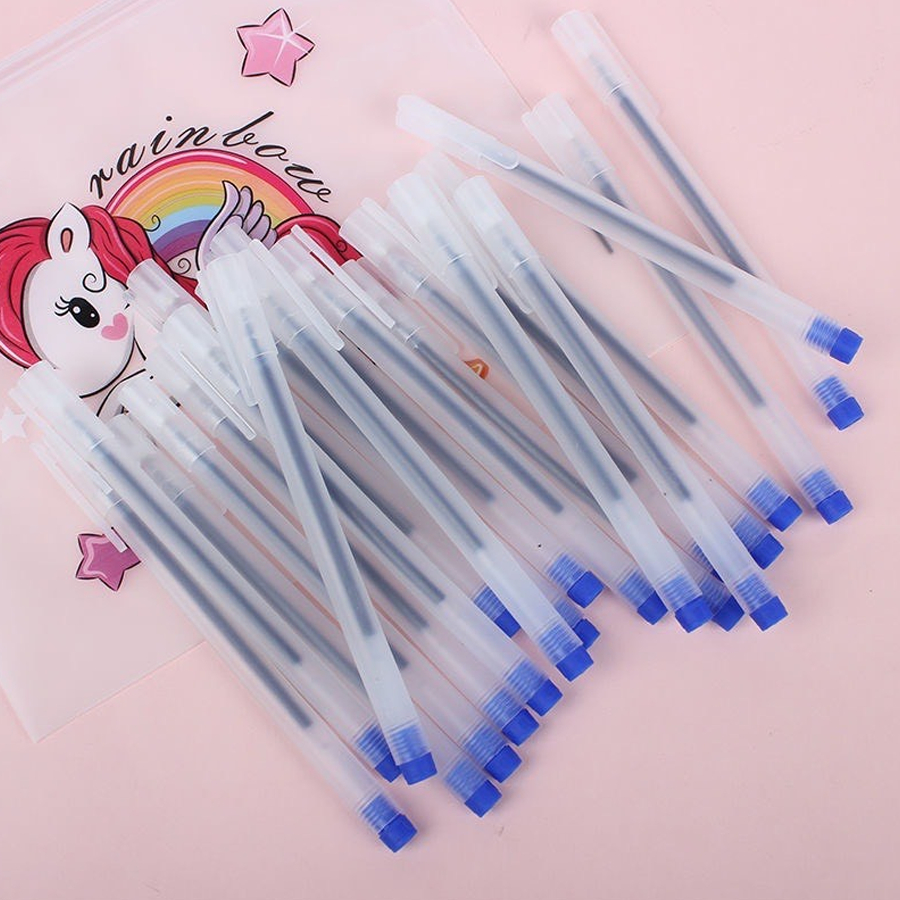 Sale Sập Sàn - Bút Gel Nước Khô Nhanh - Ngòi 0.5mm Viết Trơn Mực Đều  - Tặng Ngòi khi mua từ 5 cái