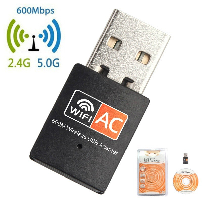 Bộ Chuyển Đổi WIFI USB 3.0 1200Mbps Băng Tần Kép 5GHz 2.4GHz 802.11AC RTL8812BU Dongle Ăng Ten WIFI Card Mạng