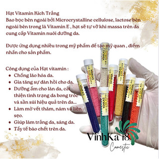 HẠT VITAMIN E KÍCH TRẮNG - Vitamin E Beads - VINKAS