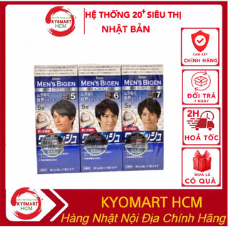 Nhuộm phủ bạc hoyu men's bigen nam tone 5-6-7 nhật bản