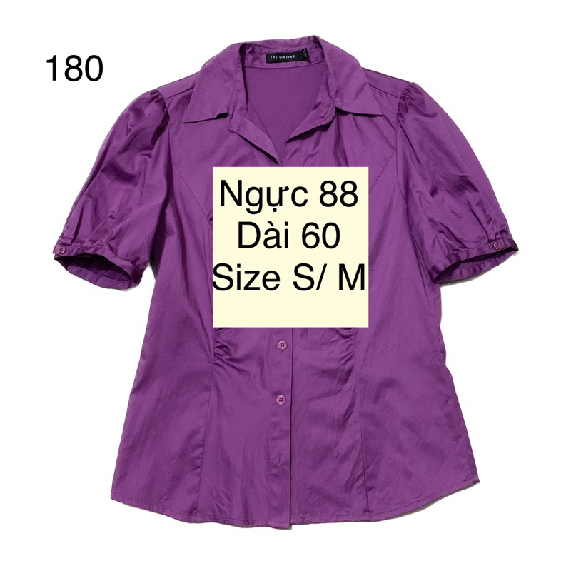 Thanh lý áo sơ mi tím, sơ mi kiểu, sơ mi nữ 2hand