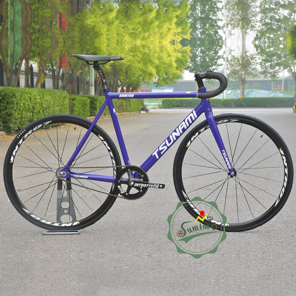 Sườn fixed gear TSUNAMI SNM100 kèm phuộc