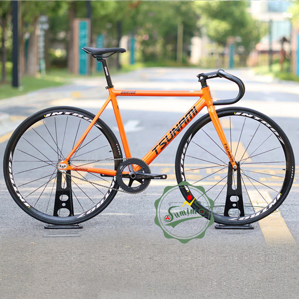 Sườn fixed gear TSUNAMI SNM100 kèm phuộc