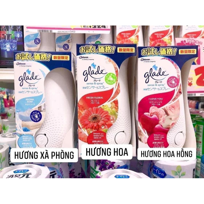 Máy Xịt Phòng Toả Hương Cảm Biến Glade Nhật Bản