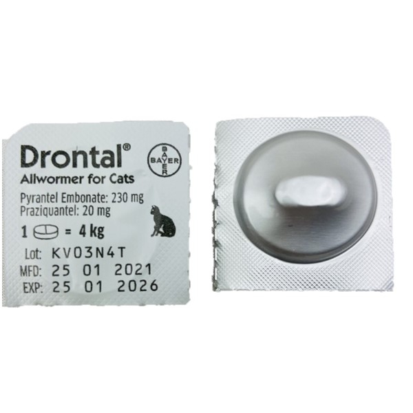 Tẩy Giun Cho Mèo Dron-tal - Viên Lẻ