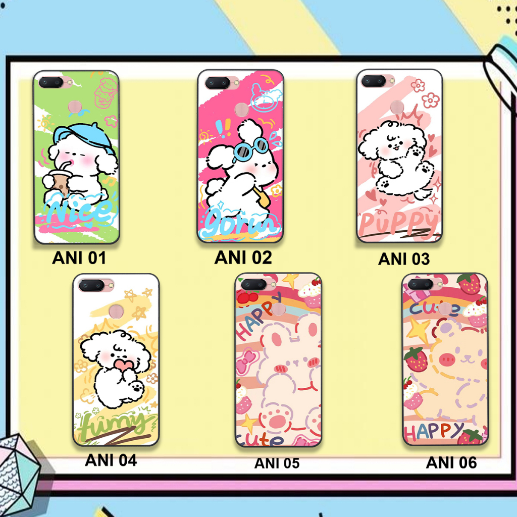 ỐP LƯNG OPPO XIAOMI REDMI 4A - 5A - 6 - 6A - 7A - 8 - 8A , IN HÌNH CÚN ĐÁNG YÊU,