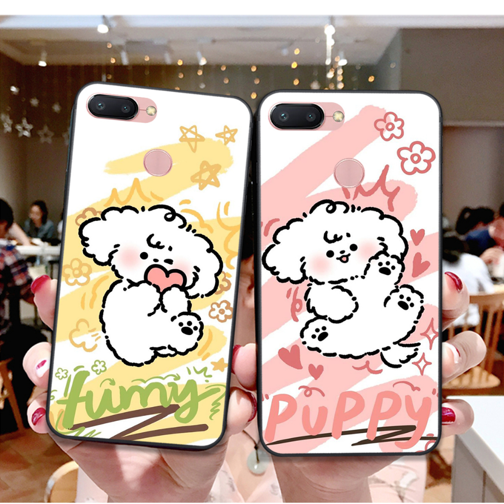 ỐP LƯNG OPPO XIAOMI REDMI 4A - 5A - 6 - 6A - 7A - 8 - 8A , IN HÌNH CÚN ĐÁNG YÊU,