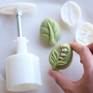 Khuôn bánh dứa lò xo 20-30g, khuôn làm nhân bánh phu thê, khuôn lò xo
