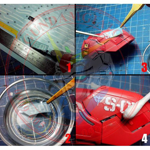 Decal nước cho mô hình Gundam MG 1/100