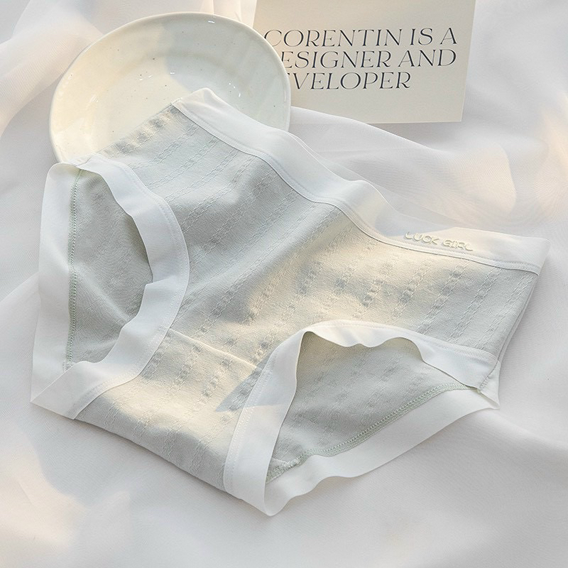 Set quần cotton kháng khuẩn thông hơi thoáng khí thấm hút mồ hôi Luck girl