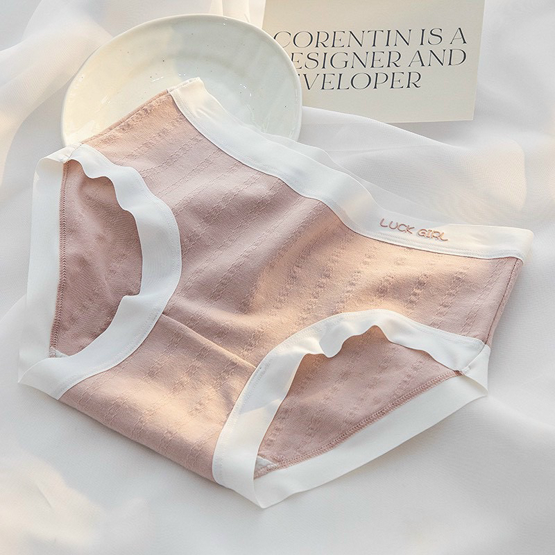 Set quần cotton kháng khuẩn thông hơi thoáng khí thấm hút mồ hôi Luck girl