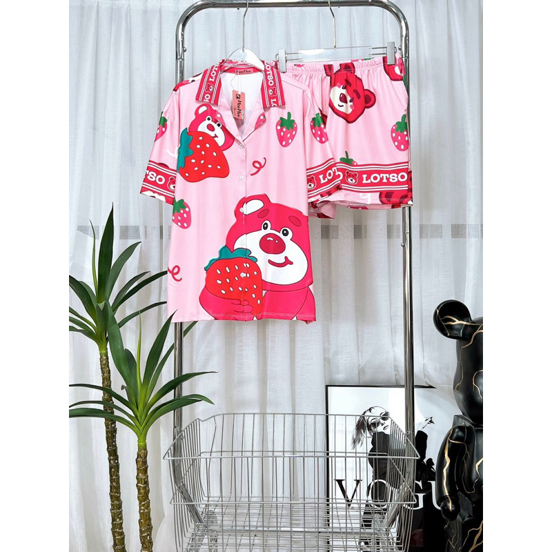 65_85kg Đồ bộ thun đùi cổ vét 140