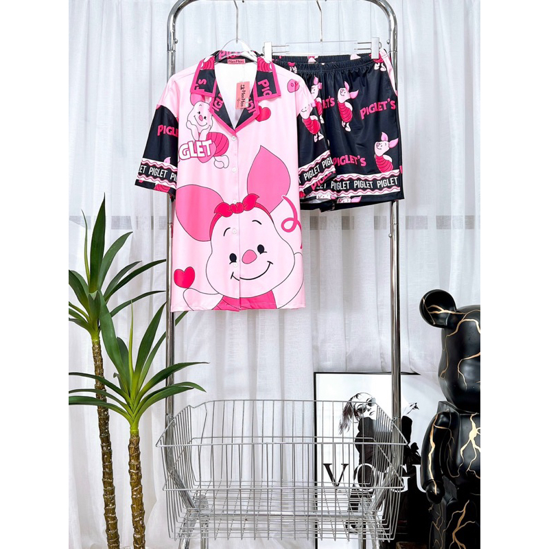 65_85kg Đồ bộ thun đùi cổ vét 140