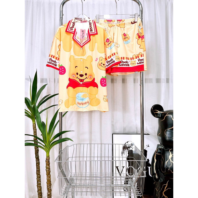 65_85kg Đồ bộ thun đùi cổ vét 140