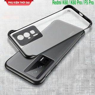 Ốp lưng Redmi K60 / K60 Pro / Poco F5 Pro / K60 Ultra / K70 / K70 Pro / K70E trong mờ nhám siêu mỏng không bo cạnh