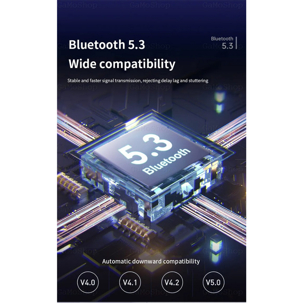 USB Thu Phát Bluetooth B53 ,Bluetooth 5.3 ,Âm Thanh Stereo 4 in 1