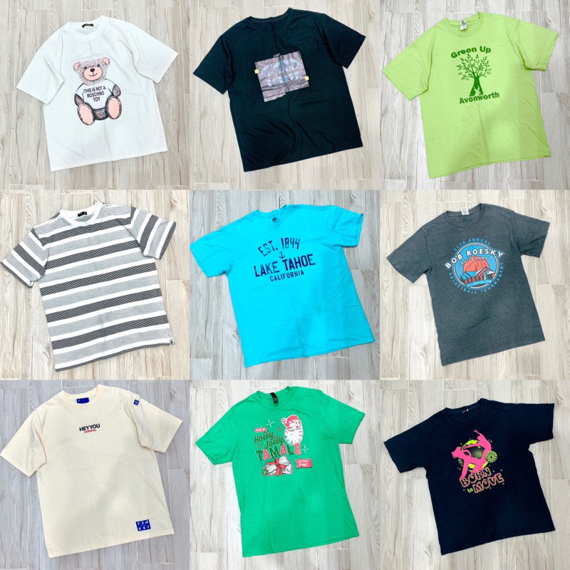 🎀🎀 Áo Thun Mỹ Cotton 💯 Kiểu Dáng Unisex Nhiều Mẫu Còn Nguyên Tag Dành Cho Nam Nữ