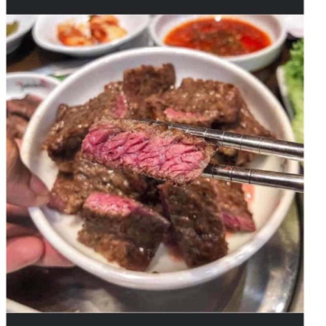 Lõi vai bò Mỹ túi 500g và 1kg làm steak, nướng bbq