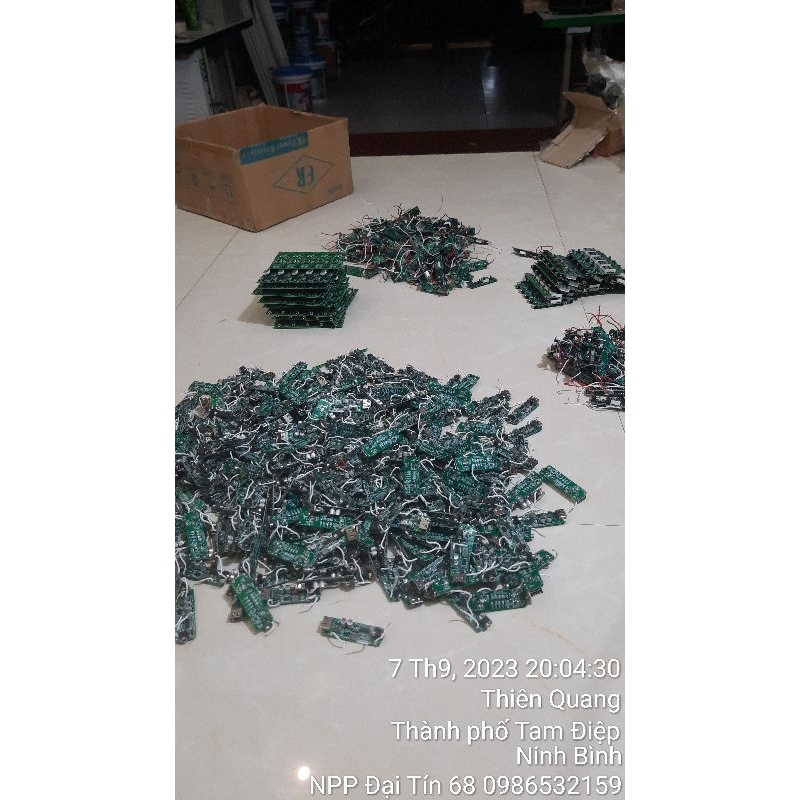 Mạch Pin quạt áo điều hòa 12V