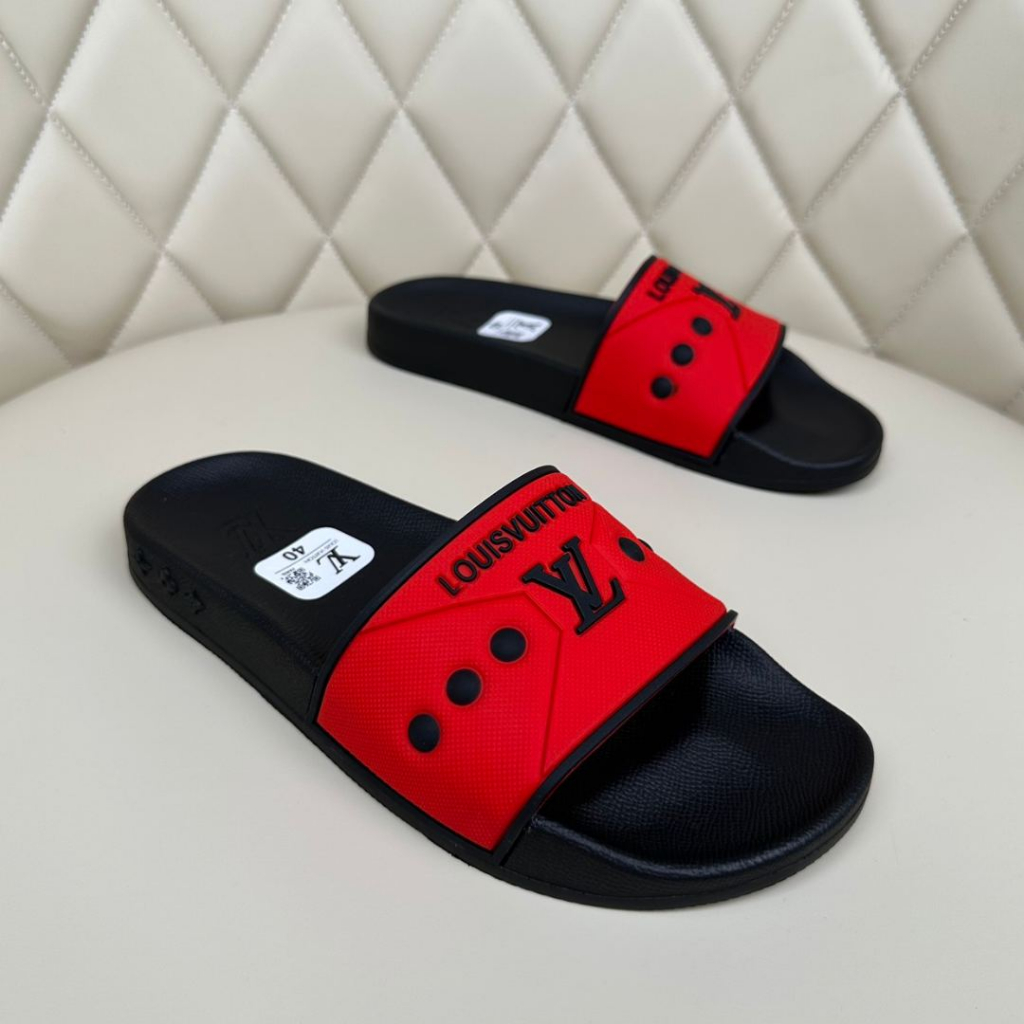 Dép Nam LV Đế Mềm Đủ Màu Thời Trang, Dép Nam Quai Ngang Xu Hướng Mùa Hè Cá Tính Ngoài Trời Thoáng Khí