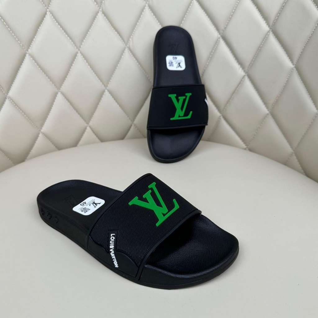 Dép Nam LV Đế Mềm Đủ Màu Thời Trang, Dép Nam Quai Ngang Xu Hướng Mùa Hè Cá Tính Ngoài Trời Thoáng Khí