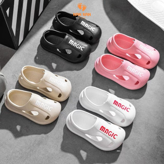 Giày Lười Cho Bé Gái Bé Trai KanKanStore Giầy Nhựa Cho Bé Đi Mưa Đi Chơi Đi Học Nhẹ Êm Chống Trơn KA081