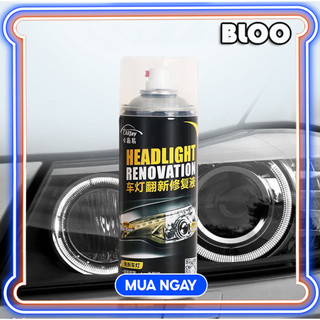 Dung dịch đánh bóng, làm sạch ố vàng, làm mới đèn pha ô tô 130ml bloo16