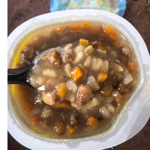 Zummy cháo gạo lứt thịt Heo đậu Xanh 1 bát 360g 🐖