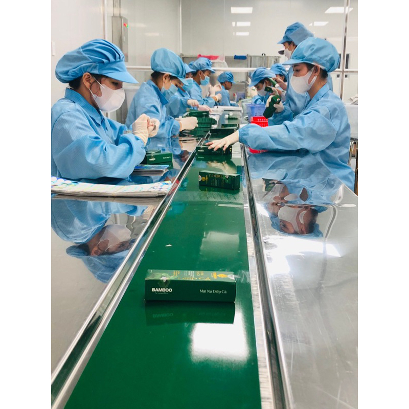 Mặt nạ diếp cá & rau má Bamboo - Giải cứu da mụn