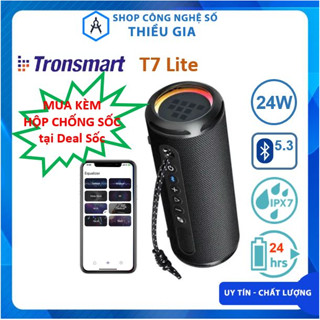  Loa Tronsmart T7 Lite chính hãng Bluetooth 5.3 Chống nước IPX7 Công suất 24W Nghe nhạc 24 giờ Kết nối APP Tronsmart 