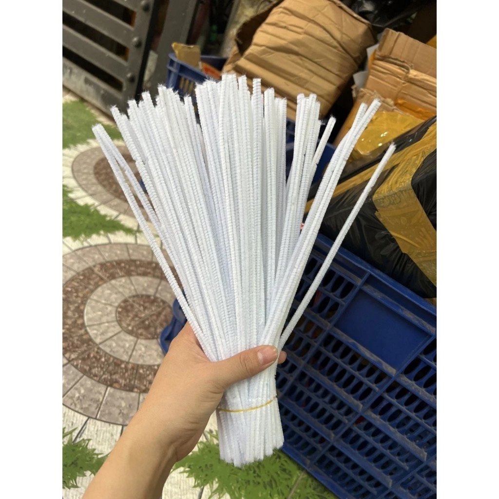 Bó 100 dây kẽm nhung, kẽm lông kích thước 30
