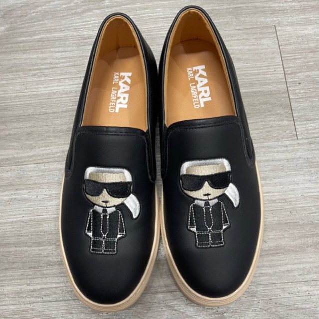 Giày Slipon, Giày Lười 𝕂𝔸ℝ𝕃 Đế Màu Be