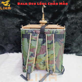 Balo Hộp Đeo Lồng Chim - Balo Đeo Lồng Chào Mào Cho Chim Cao Cấp