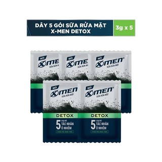 Sữa rửa mặt X-Men Detox loại bỏ hoàn toàn 5 - Sữa rửa mặt Xmen Detox