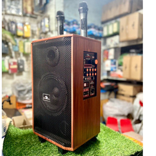 Loa kéo K88 bảng nâng cấp 2023, chỉnh Bass, treble, delay, reverb,kèm 2 mic không dây