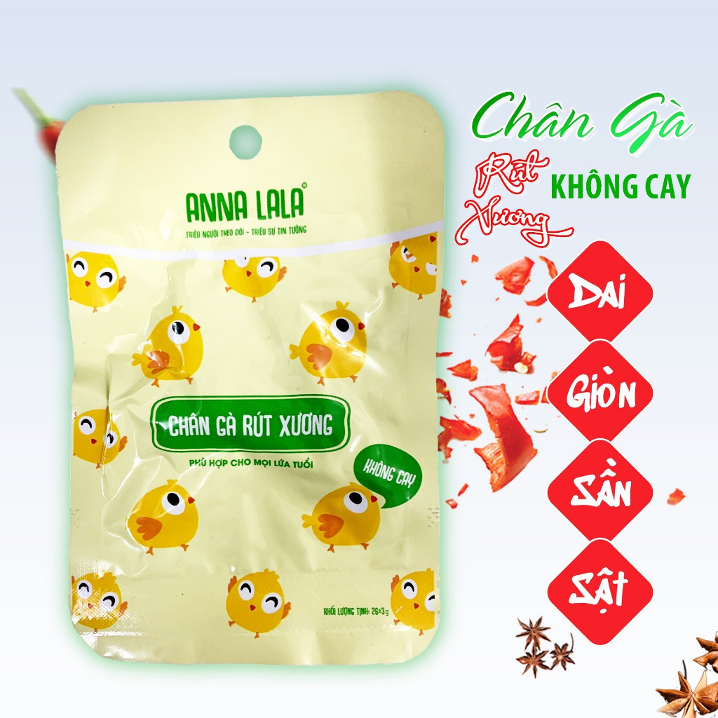 Combo 10 chiếc chân gà Anna Lala Không cay rút xương