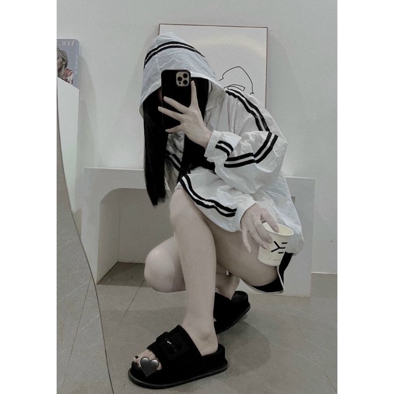 Áo khoác from rộng dáng thể thao cá tính, năng động