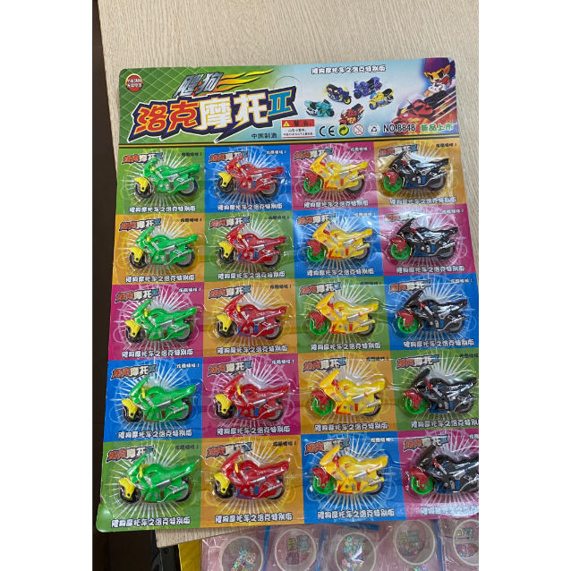 Vỉ 20 Xe Máy Chạy Đà Loại To - Vỉ 20 Xe MôTô Chạy Đà Cho Bé